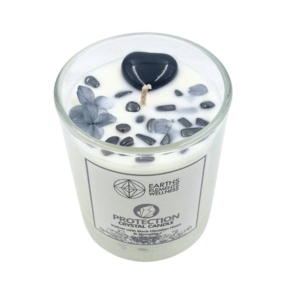 Crystal Candle, Protection - pack of 6